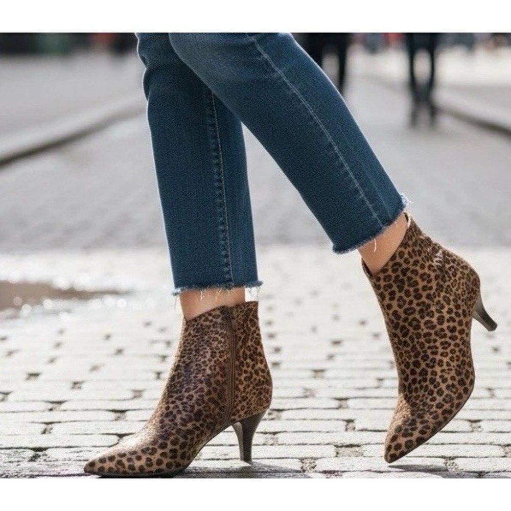 Impo Novice Leopard Print Ankle Boots, Comfortable Size 11